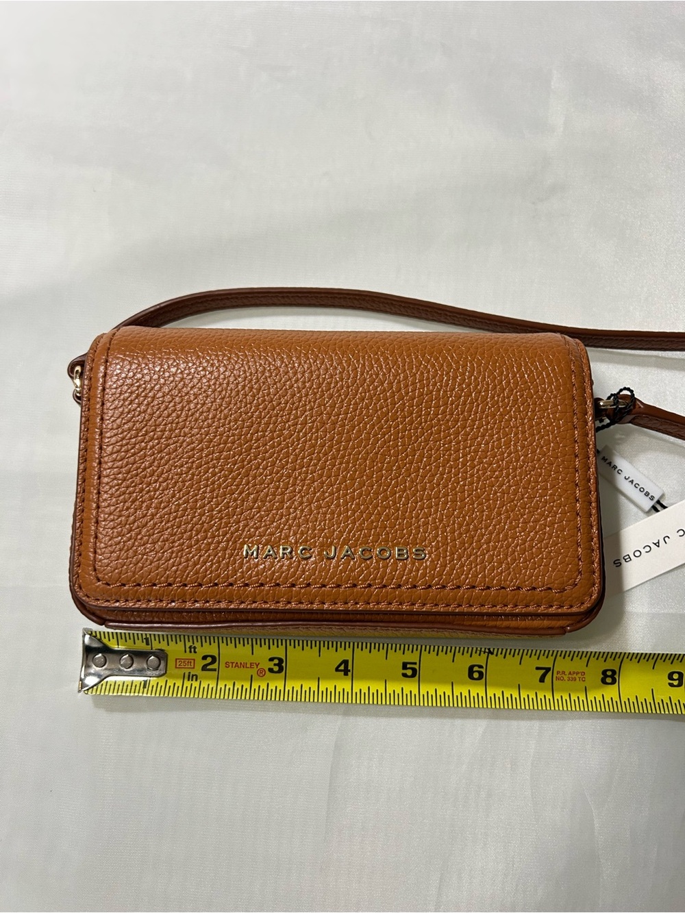 NWT Marc Jacobs Groove Mini Shoulder Bag crossbody tan leather - Picture 8 of 9
